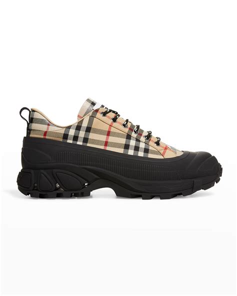 burberry vintage check sneakers